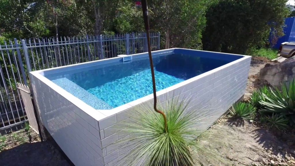  A Pre-Cast Plunge backyard pool ideas on a budget