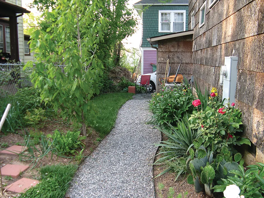  A Walkway Made of Gravel and Pebbles