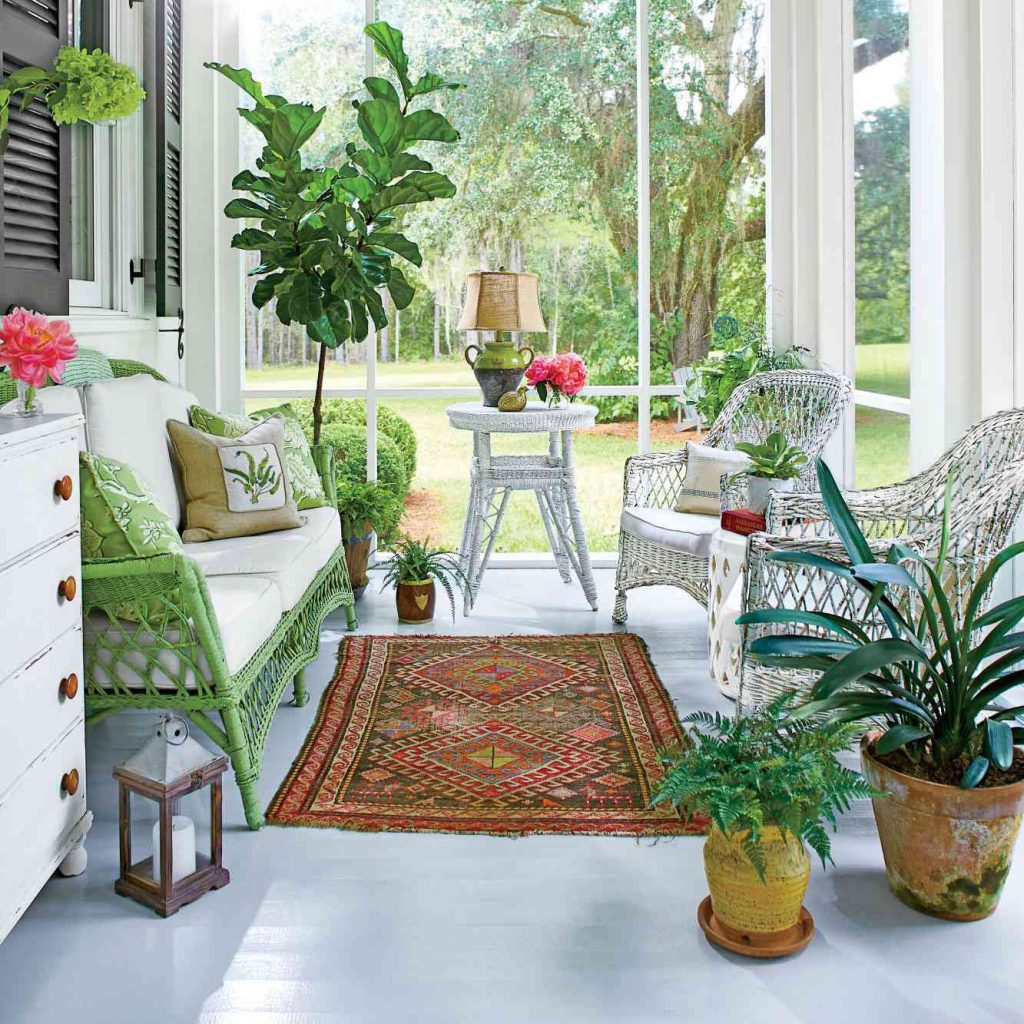 Add More Green to Screened Porch