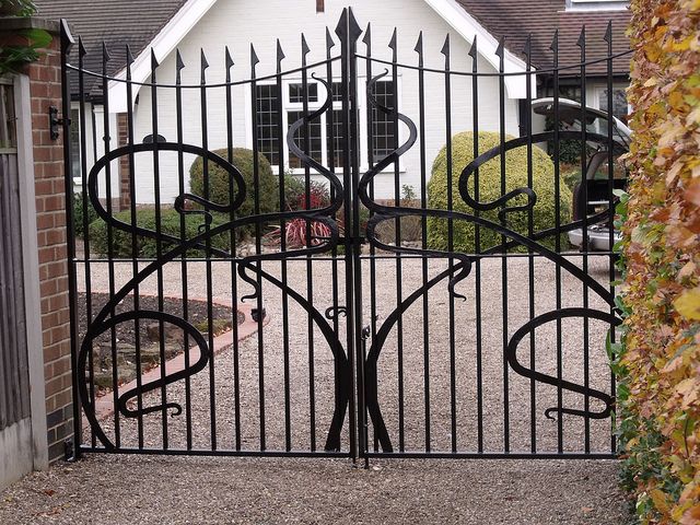 Art Deco-Inspired Gate