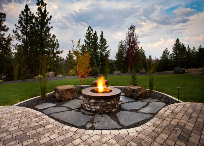 Brick Fire Pit