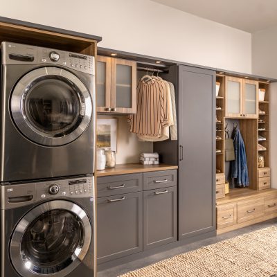 Built-In Laundry Shelves