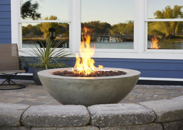 Compact Portable Fire Pit Bowl