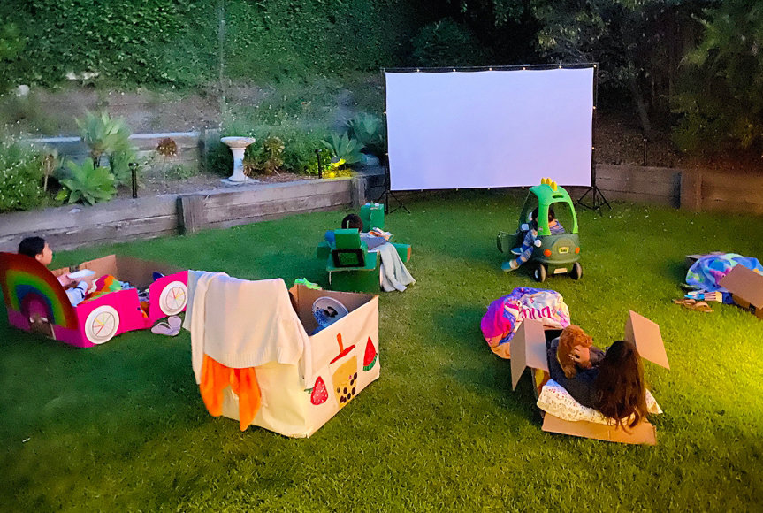 Create a Backyard Movie Theater