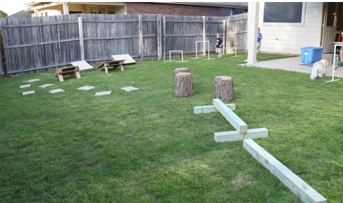 Create a Backyard Obstacle Course