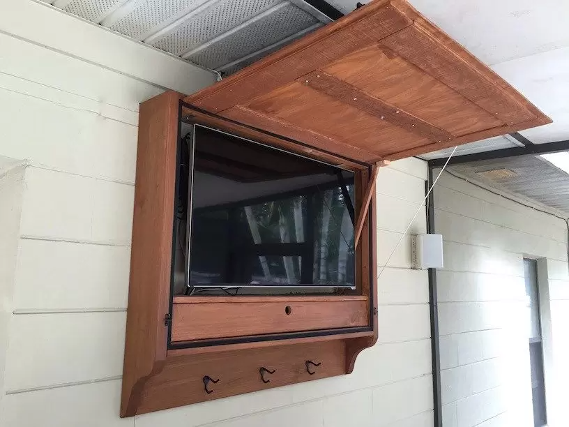 Create an Outdoor TV Cabinet