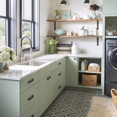 DIY Laundry Room Shelves & Shelving Ideas