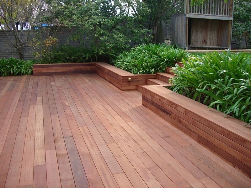 Decking with Planters