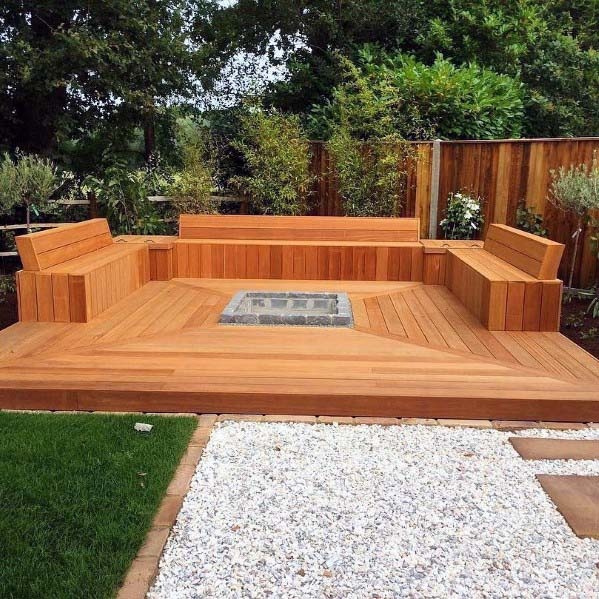 Decking with Seating