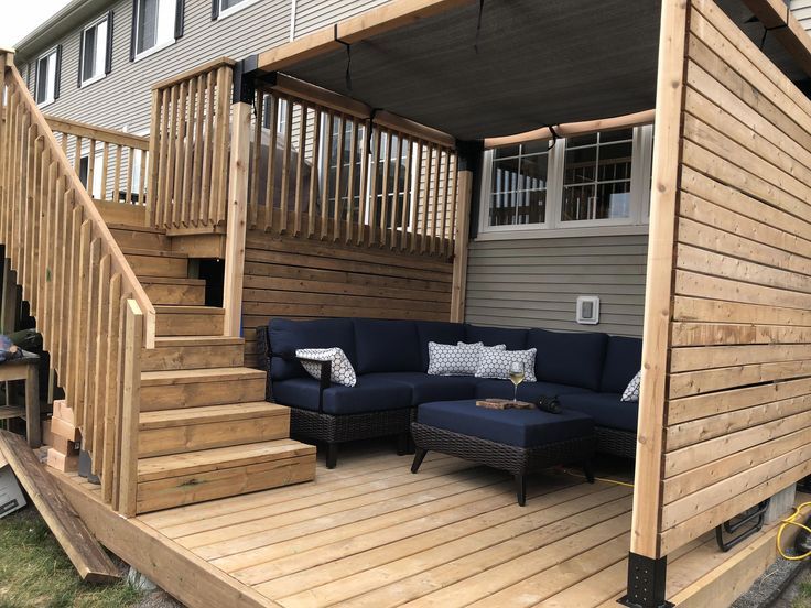 Decking with a Spiral Staircase