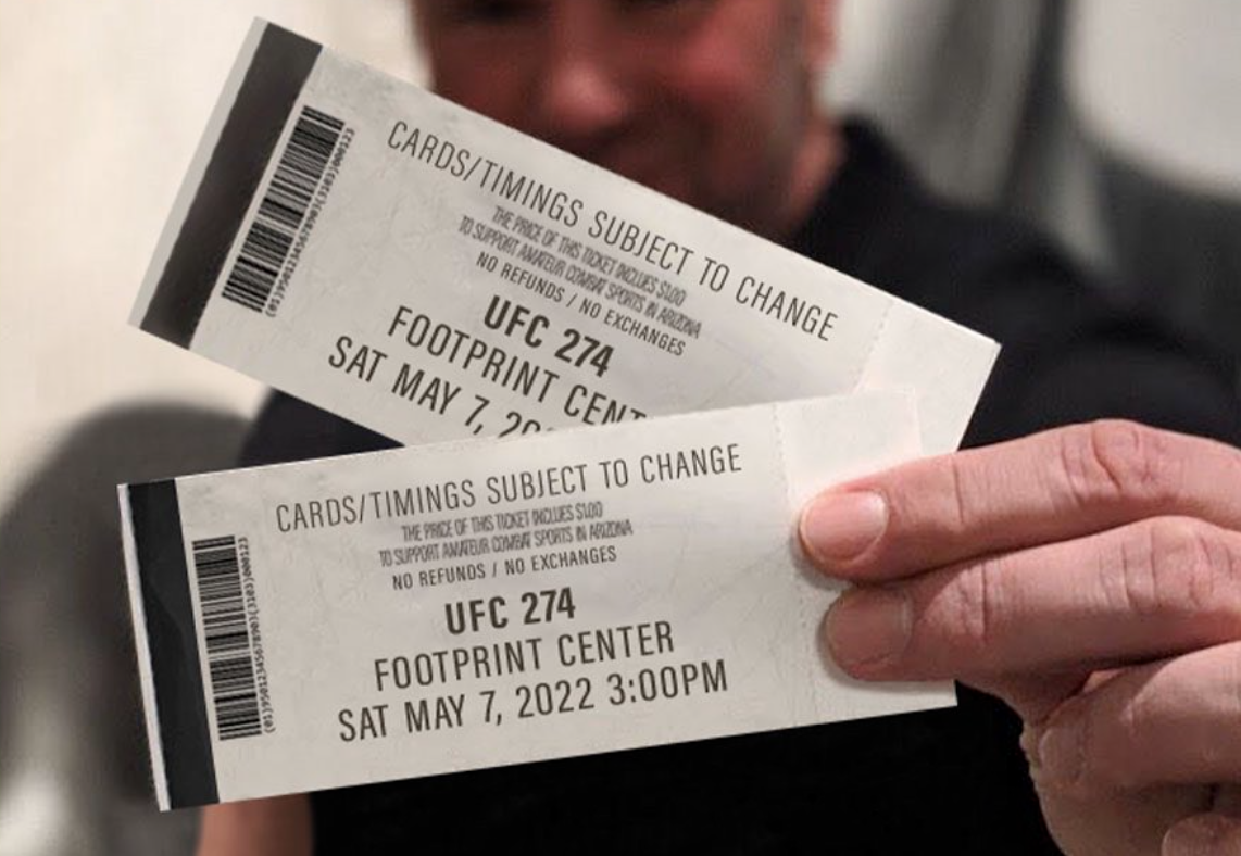 Different Types of UFC Tickets