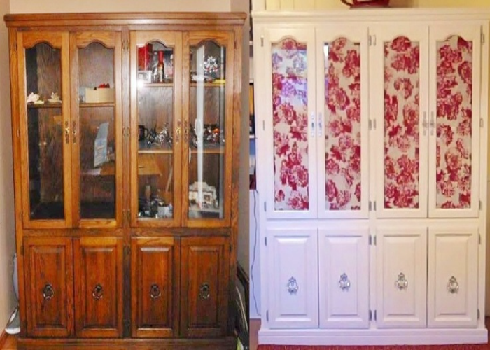 Glass Cabinet Transformation