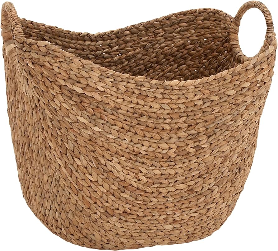 Honey-Can-Do Woven Seagrass Basket with Handles