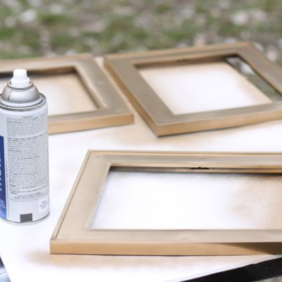 How To Spray Paint Picture Frames