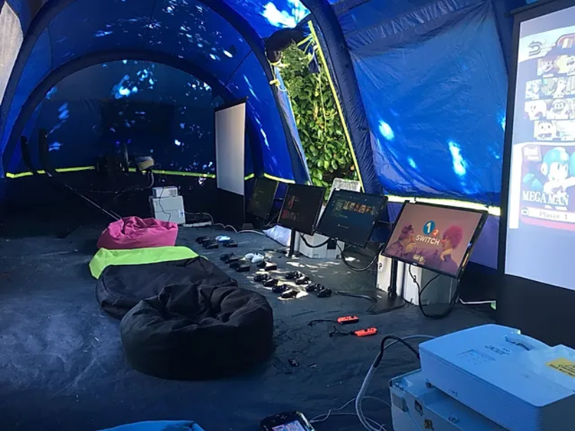 Incorporate Outdoor Gaming/Computer Gaming