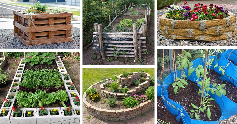 Inexpensive Raised Garden Bed Ideas and Designs