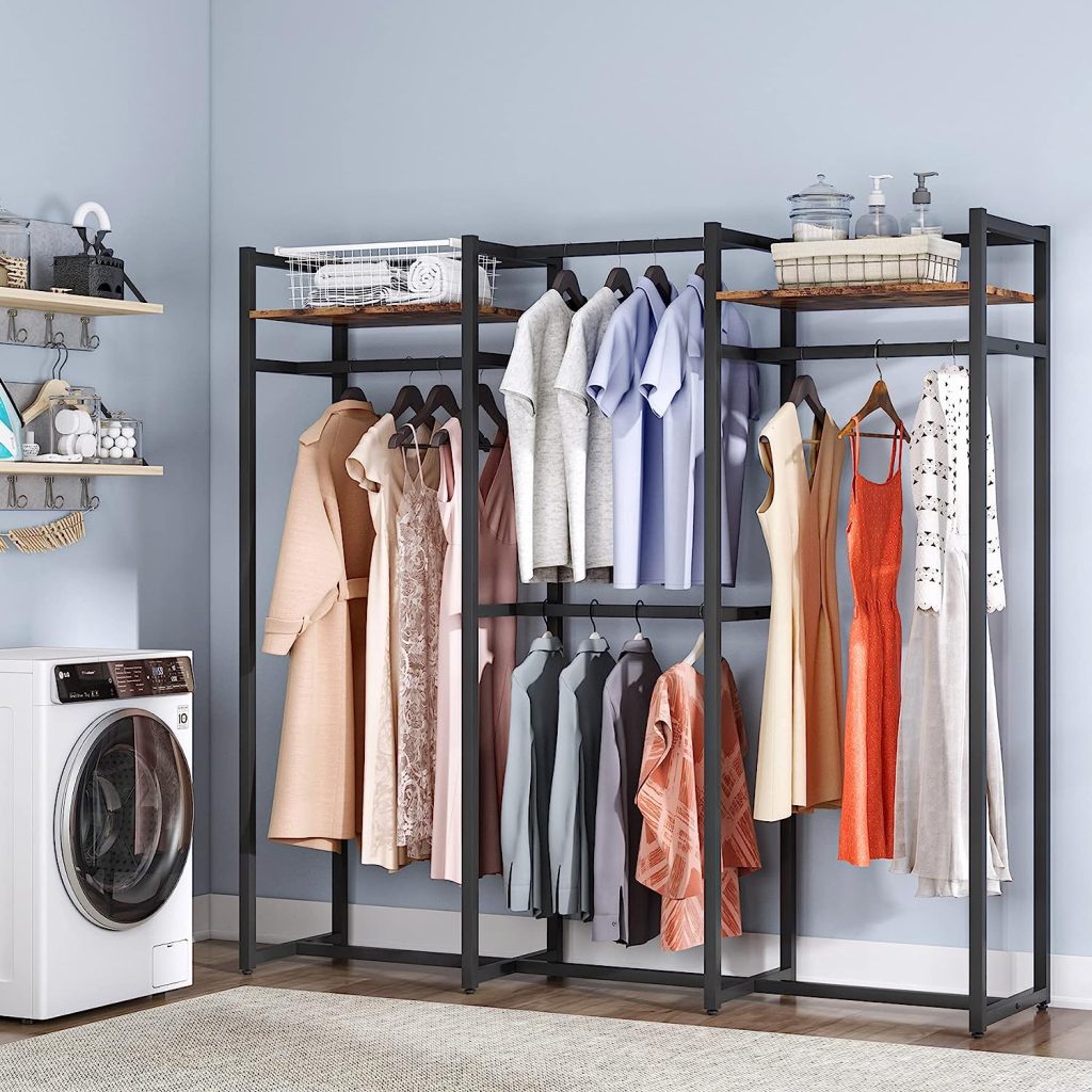 Install a Heavy-Duty Garment Rack