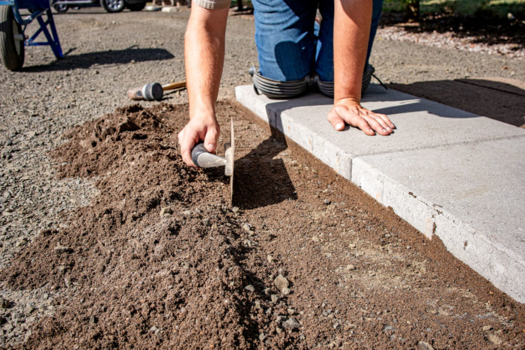 Installing the Edging