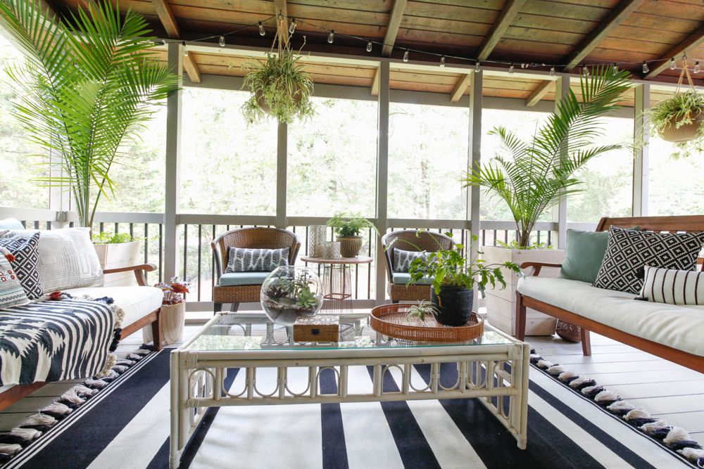 Keep Screened-In Porch Soft with Colours