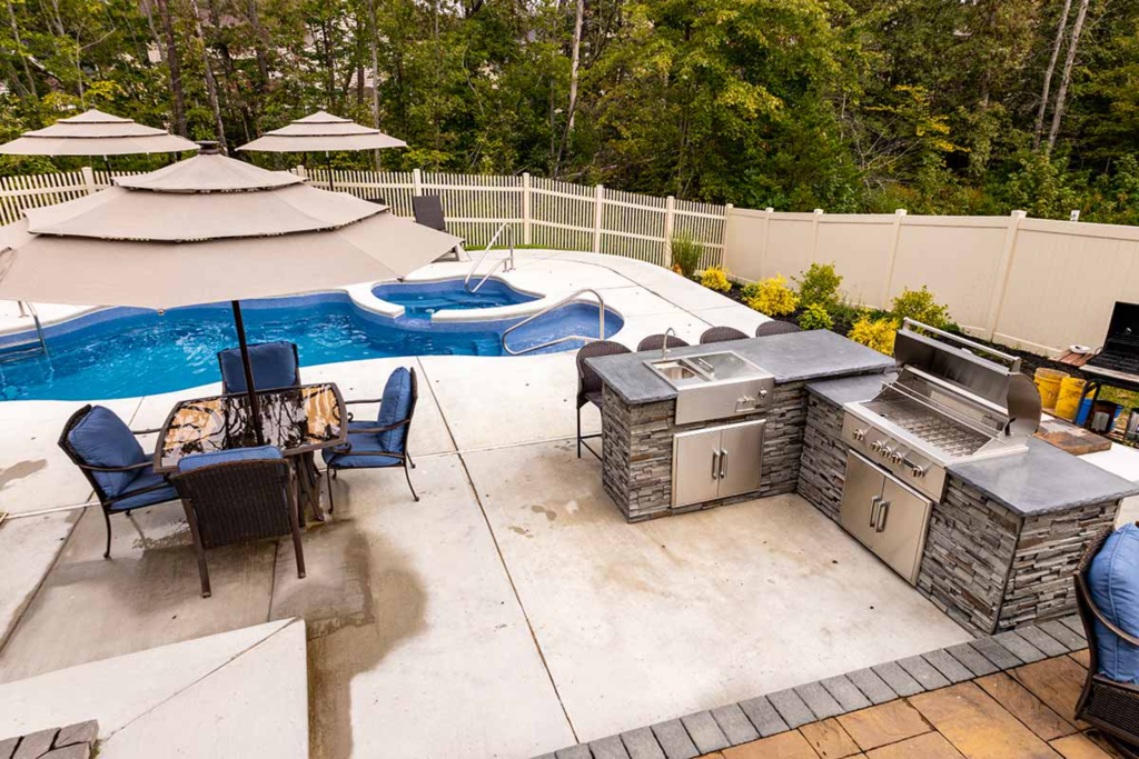 Kitchen by The Pool