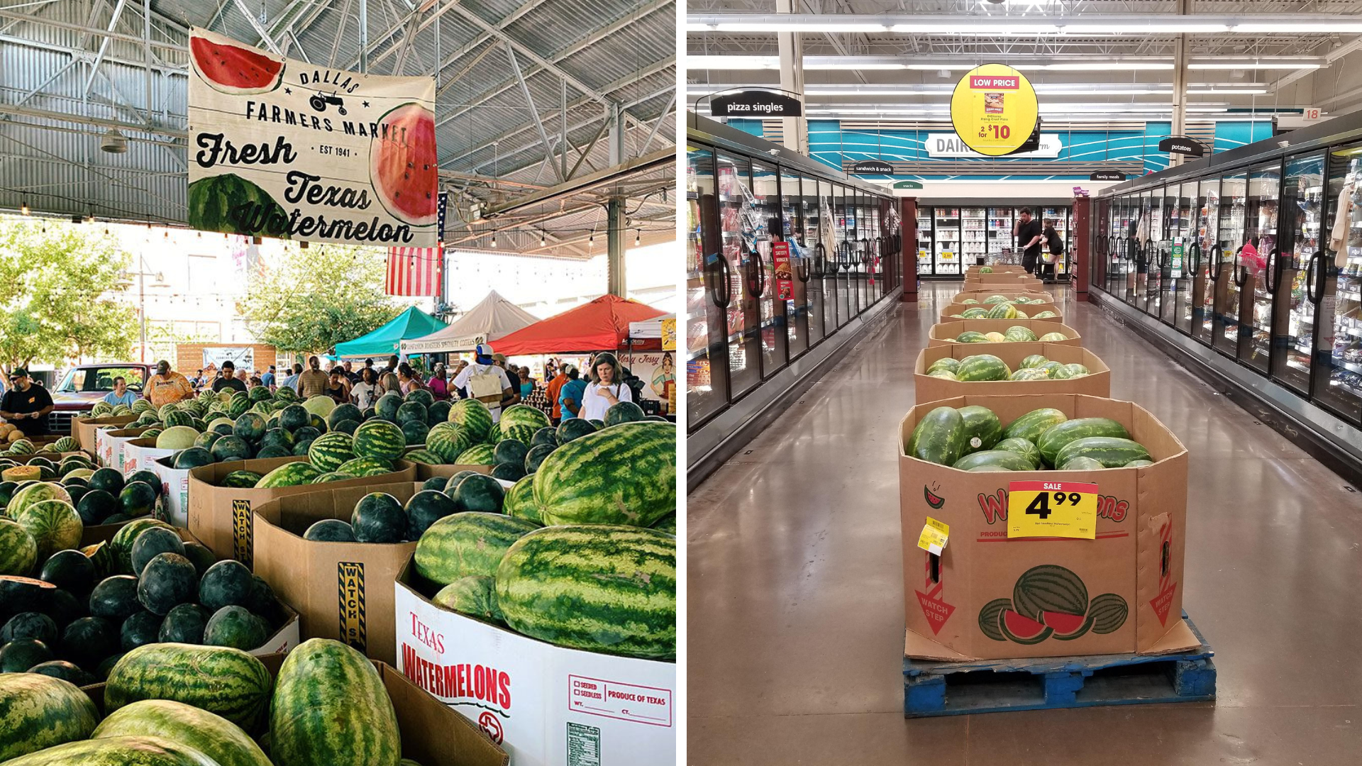 Local vs. Imported Watermelons