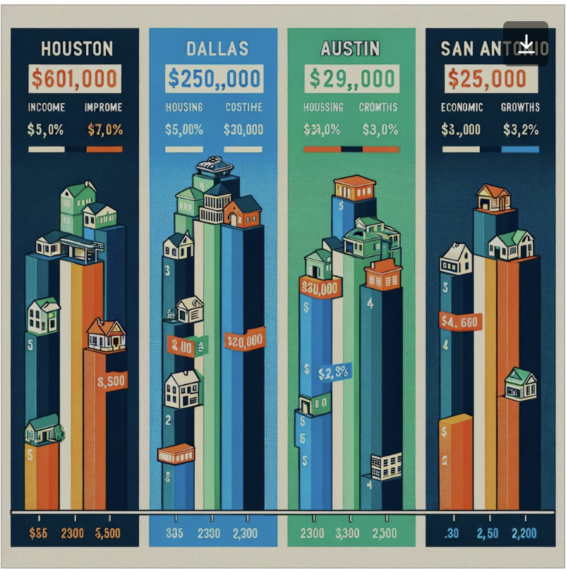 Major Texan Cities