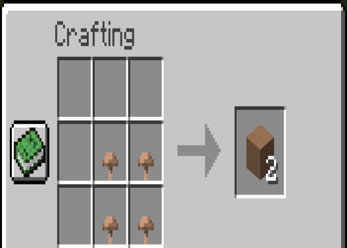 Making Use of An Array of Crafting Blocks