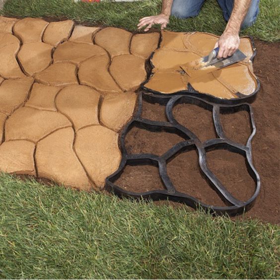 Plastic Moulds Cheap Patio Paver Ideas