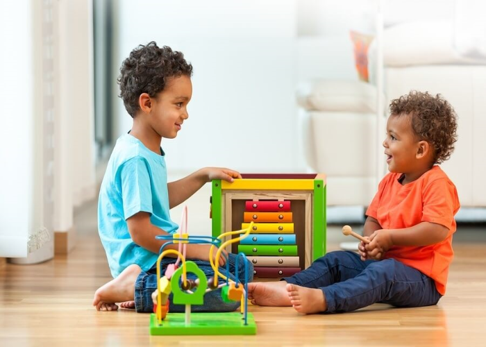 Rotation Bins Playroom Ideas on a Budget