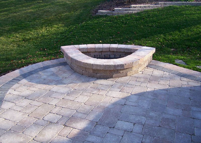 Semi-Circle Fire Pit