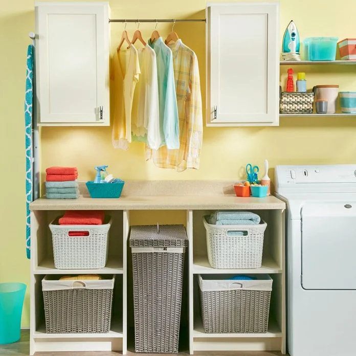 Set up a DIY Laundry Storage Station