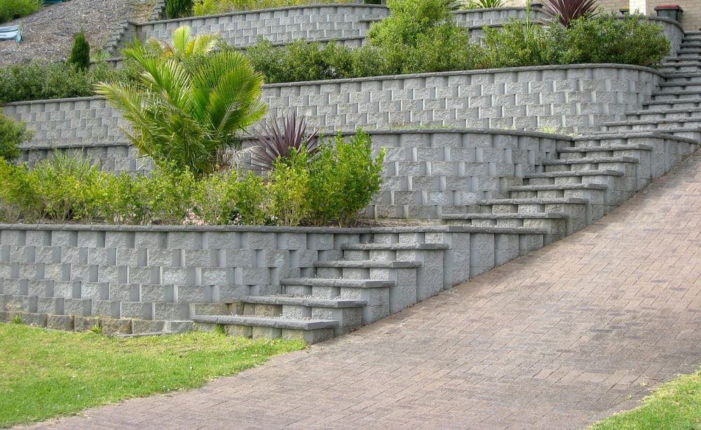  Terraced Retaining Wall