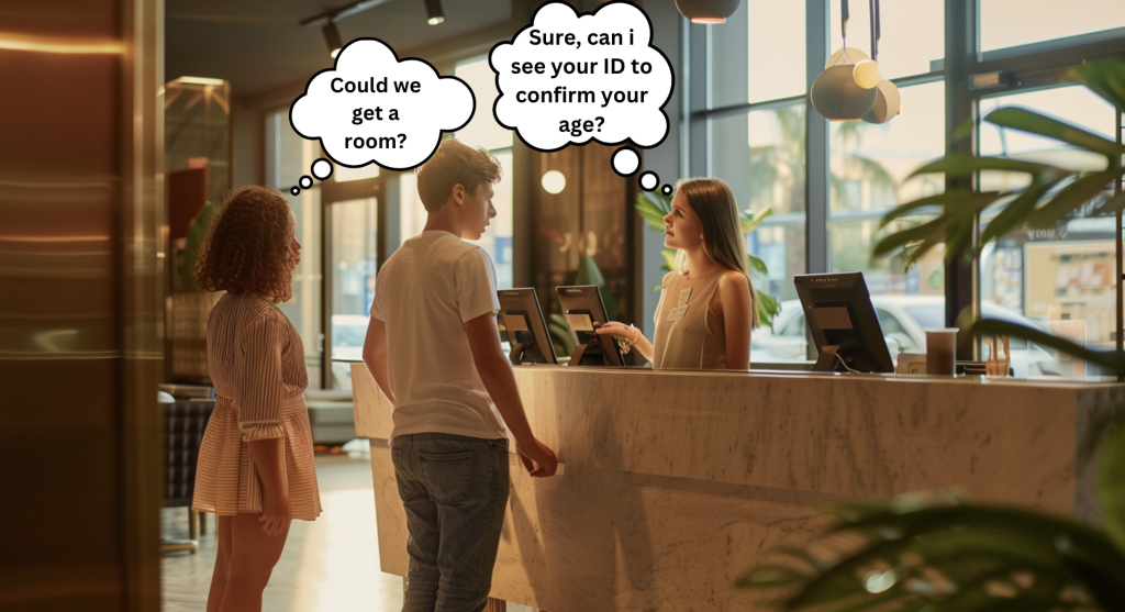 age to get a hotel room in illinois