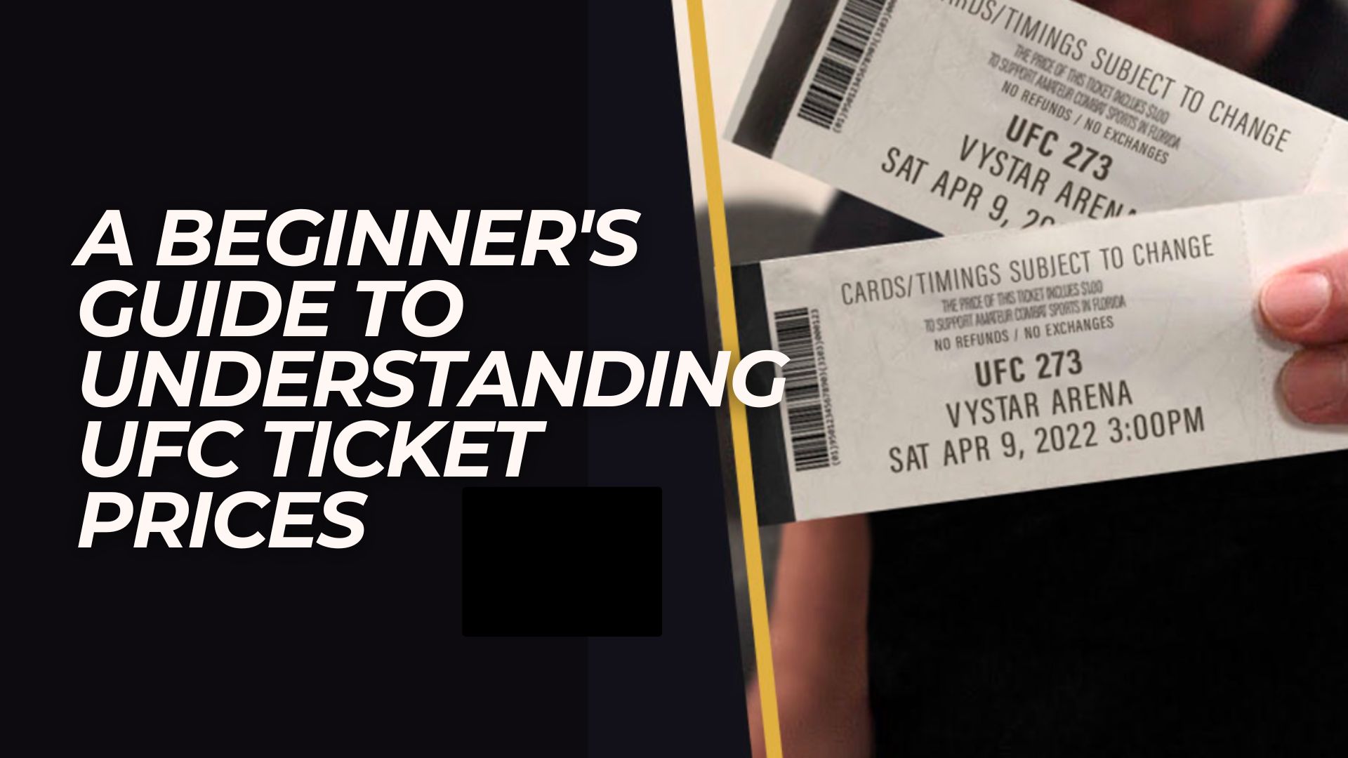 A Beginner's Guide to Understanding UFC Ticket Prices TheTalkHome