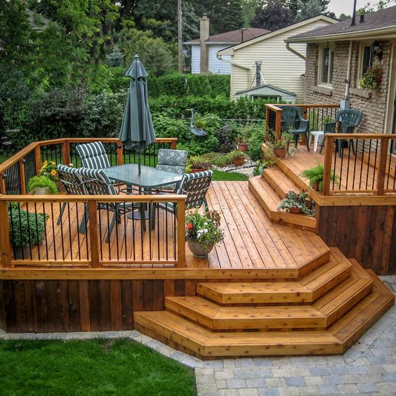 Tiered Deck