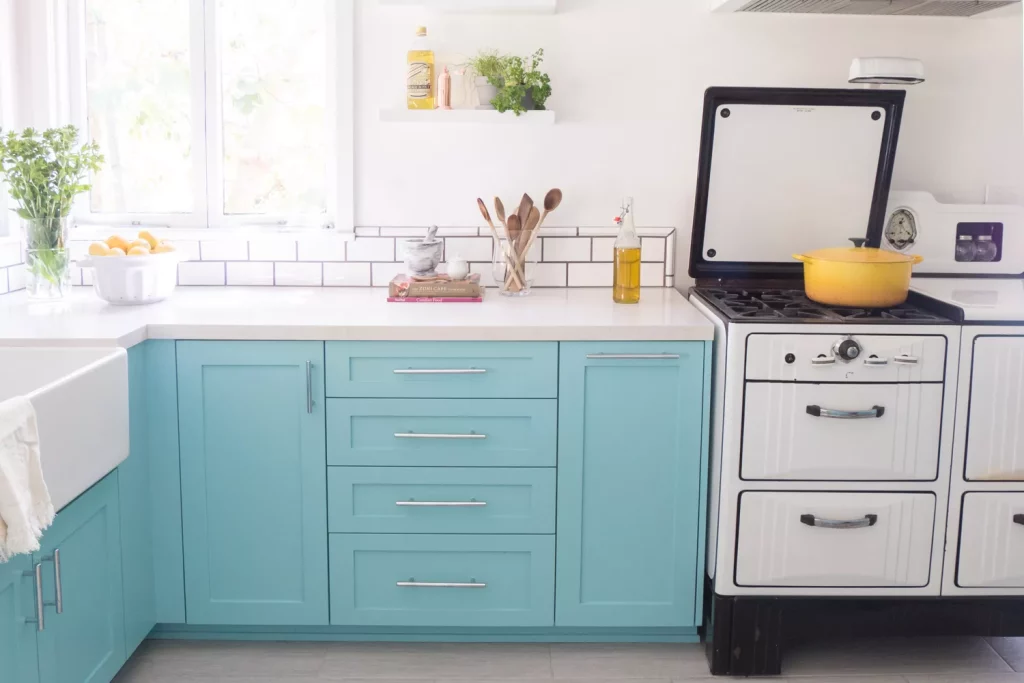 Tiffany Blue Kitchen Cabinets