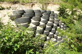 Tire Retaining Wall