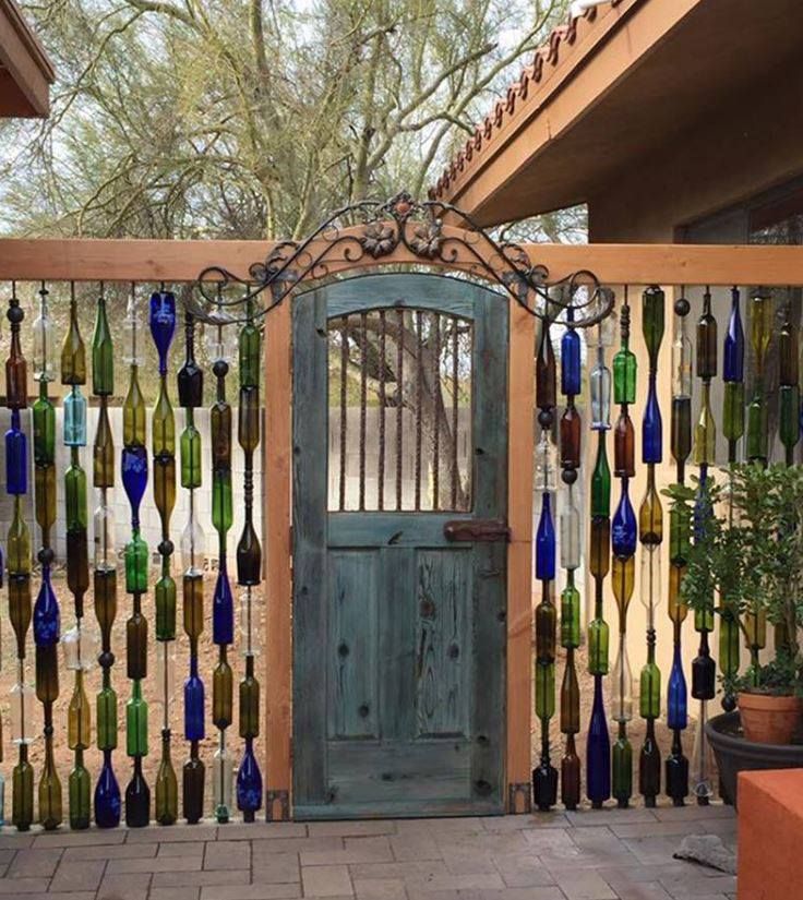 Use Wine Bottles as a Wall