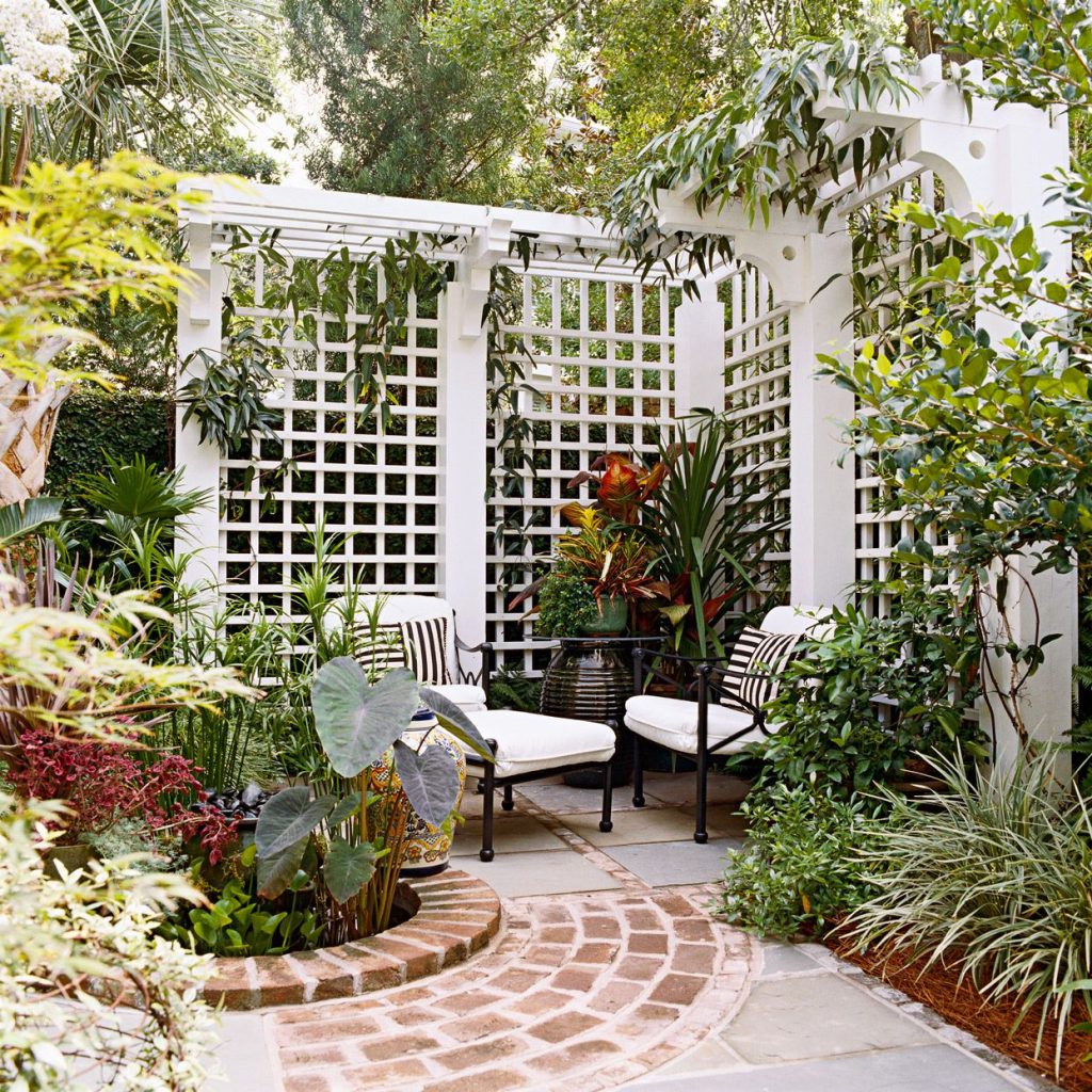 Utilize a Trellis to Add Height