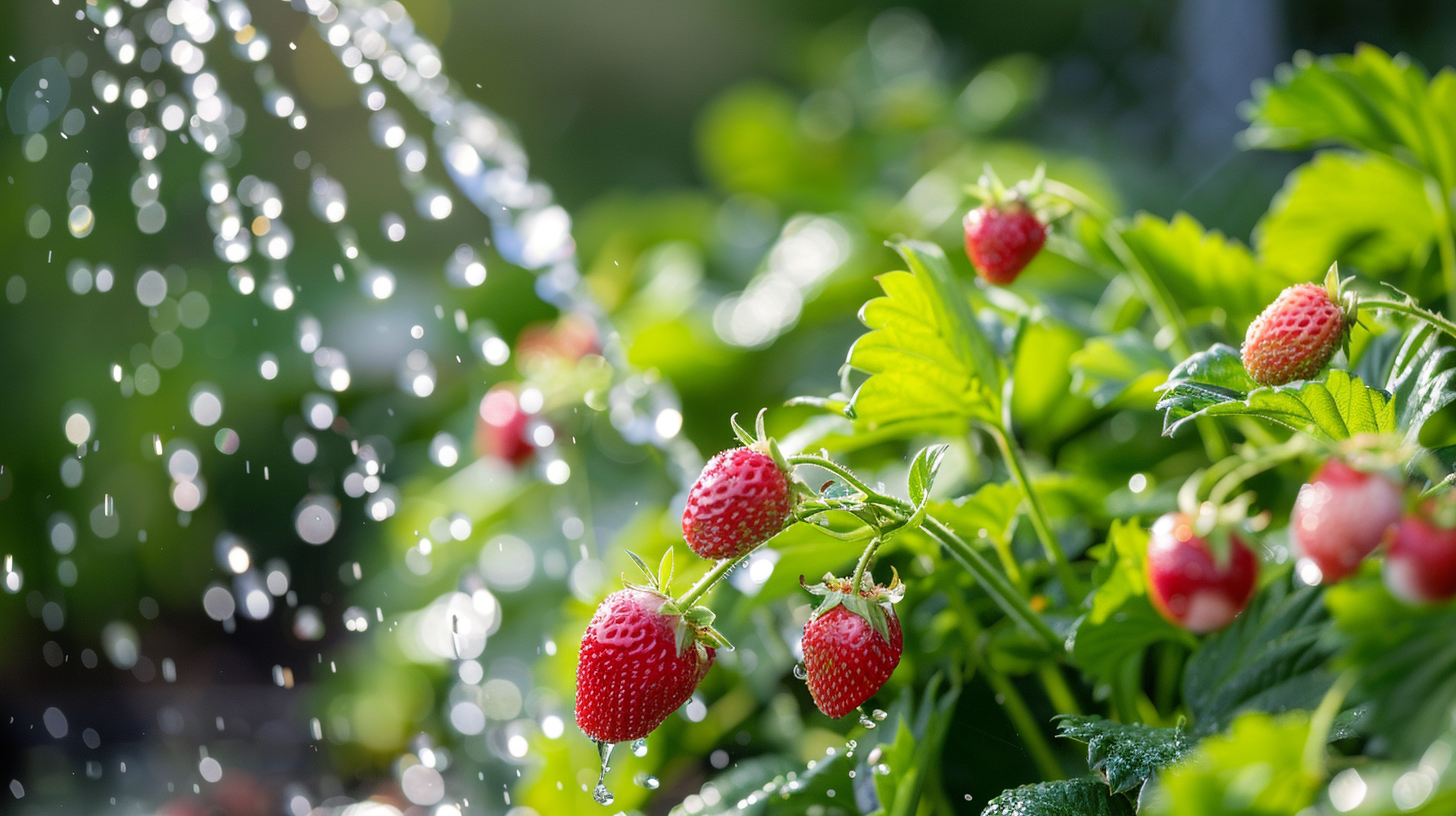 Watering Regimes for Perennial Strawberry Plants
