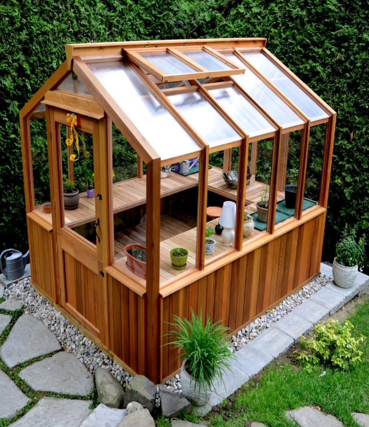 Wood Frame Greenhouse